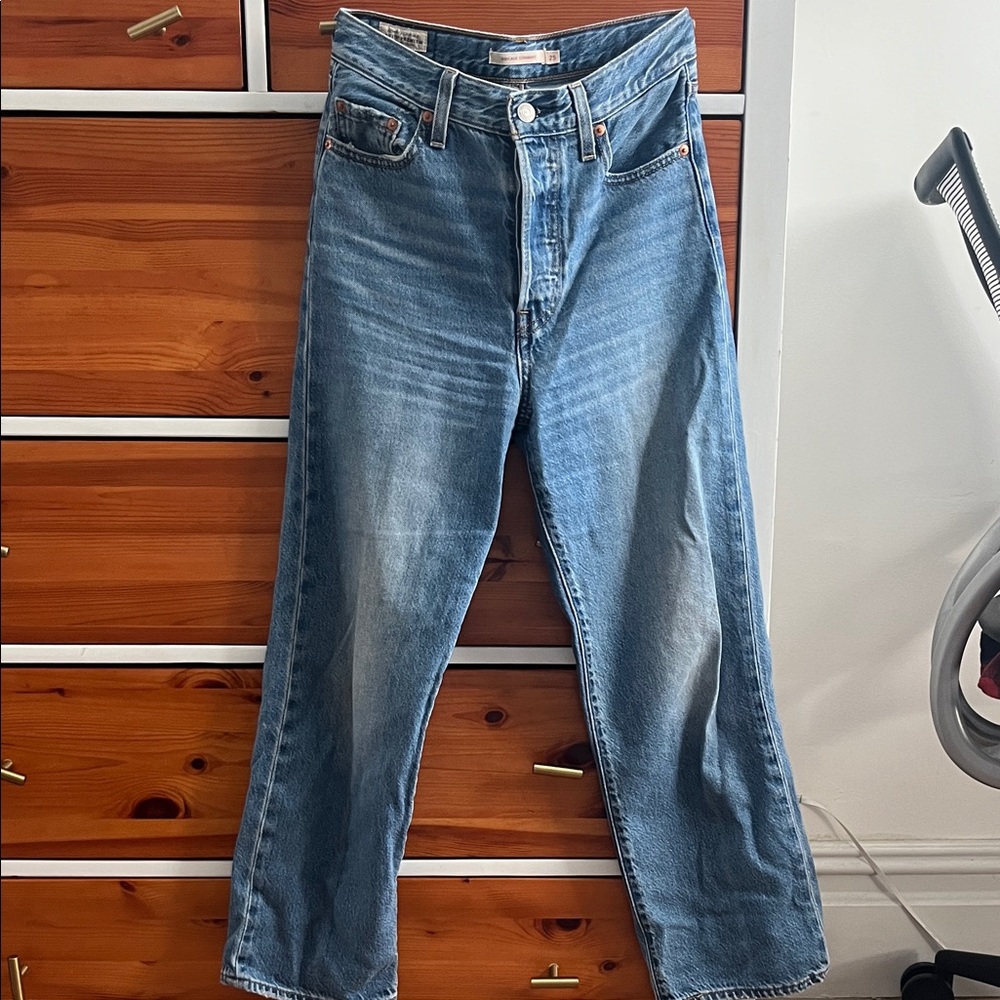 Levi's Blue Flare & Wide Leg Jeans
